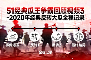 51经典瓜王争霸回顾视频3 - 2020年经典反转大瓜全程记录